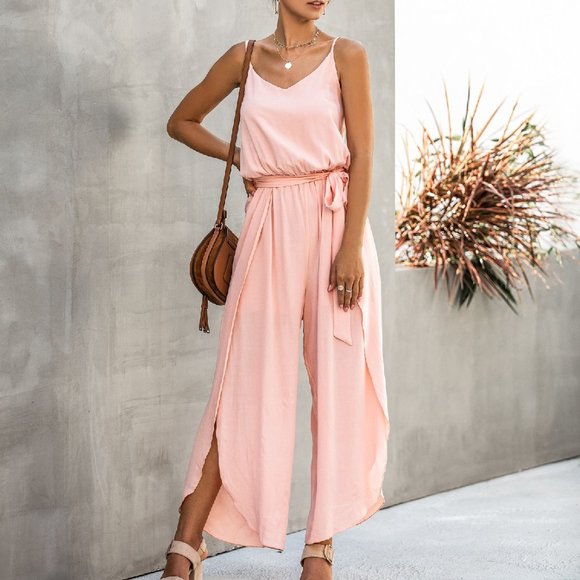 Pants - NEW PINK EMPIRE WAIST JUMPSUIT HAREM PANTS Pants - NEW PINK EMPIRE WAIST JUMPSUIT HAREM PANTS